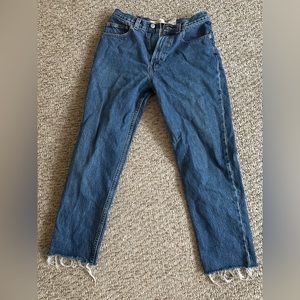 Classic fit ankle jeans